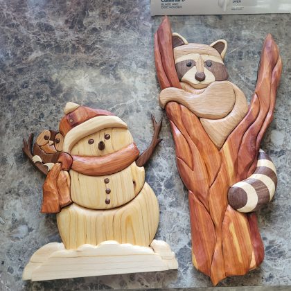 Snowman and Raccoon