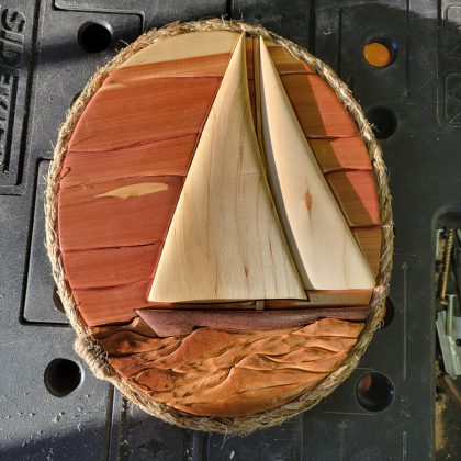 Intarsia Boat