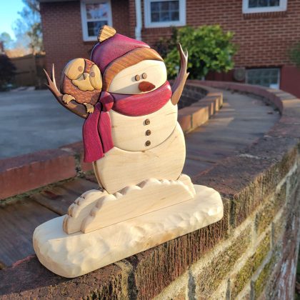 Snowman w/ Owl