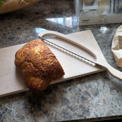 Bread Bow Knife and Board