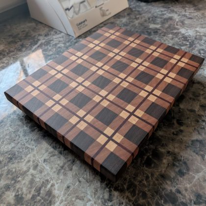 Plaid Cutting Board