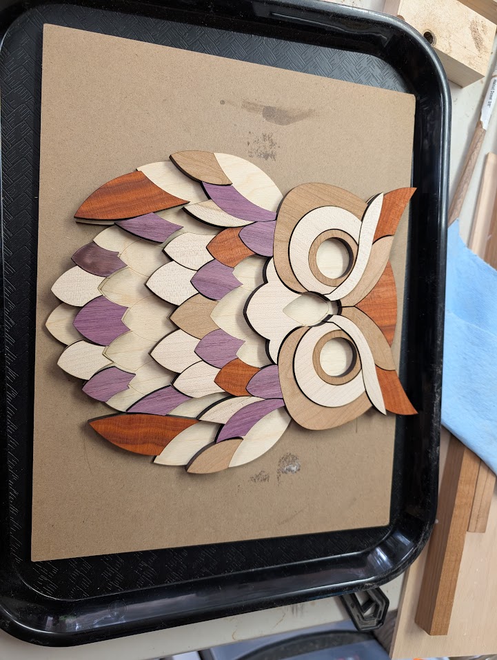Large Intarsia Owl - Image 4