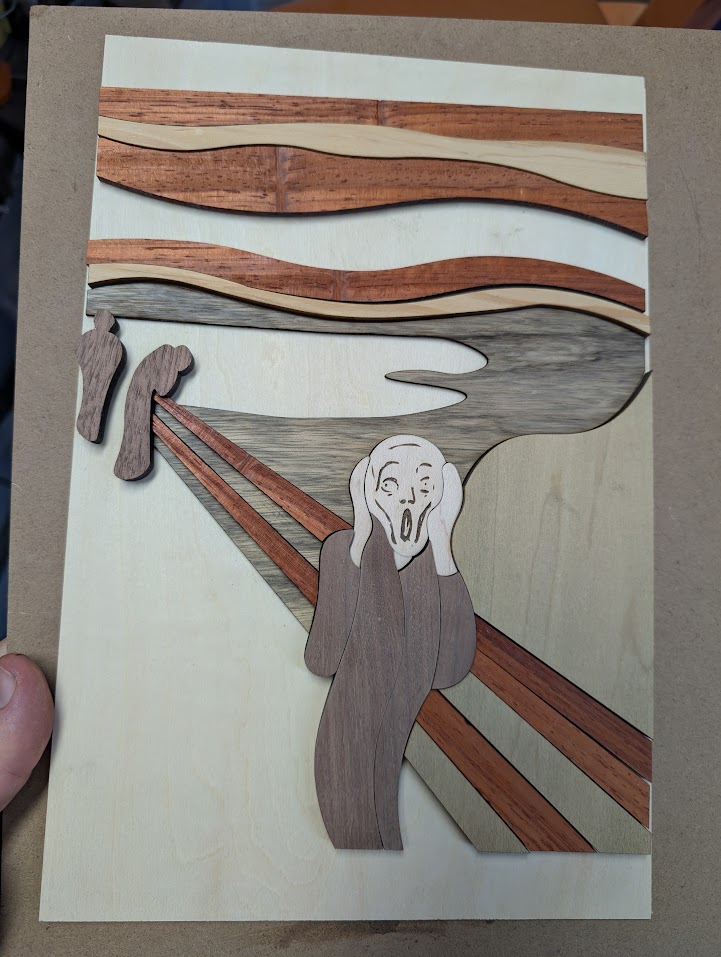 The Scream - Intarsia Reproduction - Image 2